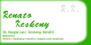 renato keskeny business card